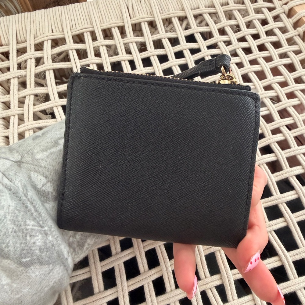Tory Burch Leather Compact Wallet - Picture 6 of 7